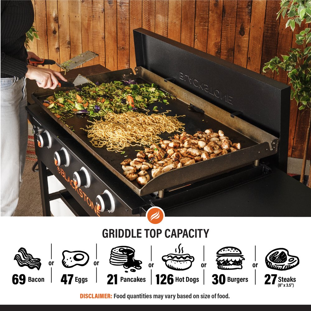 Blackstone 4Burner 36" Griddle Cooking Station with Hard Cover