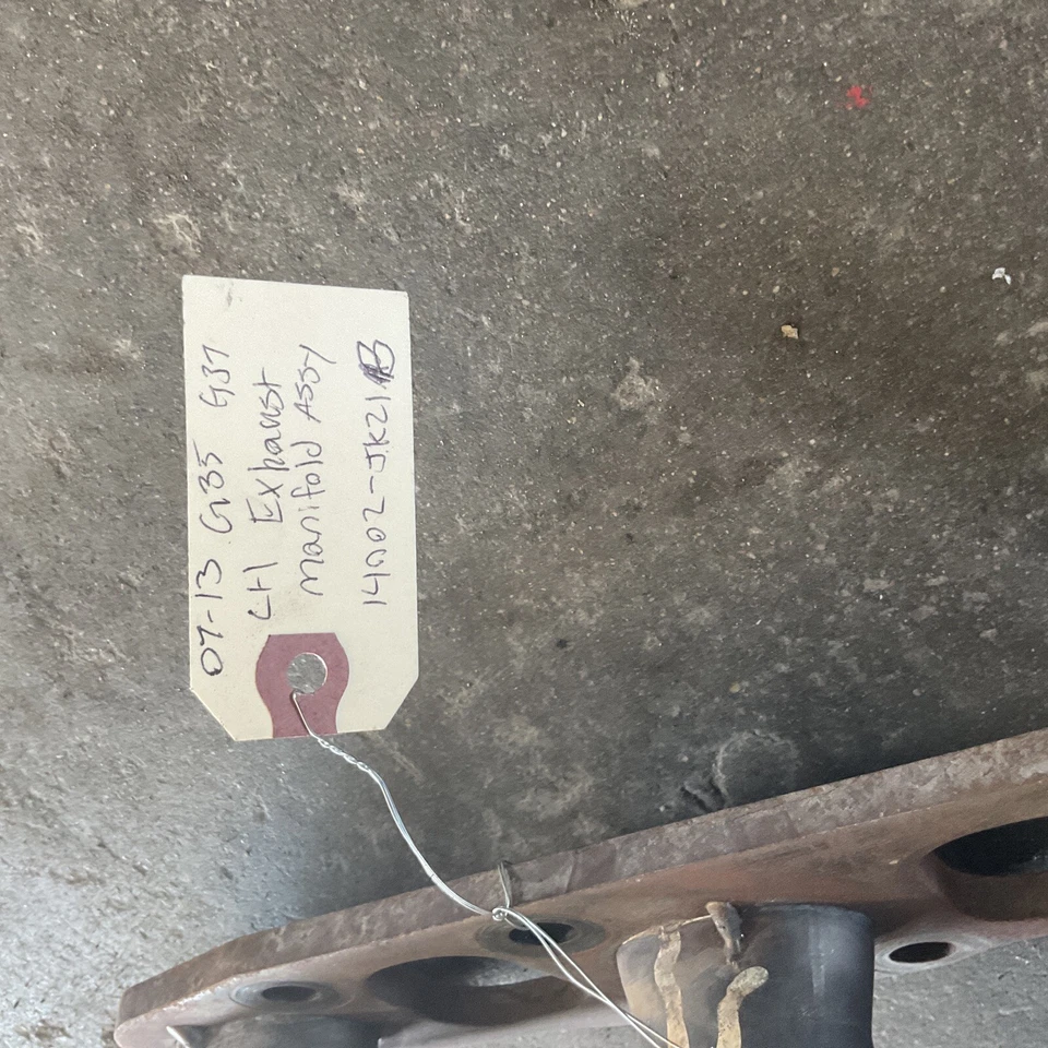 07-13 Infiniti G35 Nissan 350Z Cabezal Colector Exhuast Izquierdo 14002-JK21B Foto 2 de 4