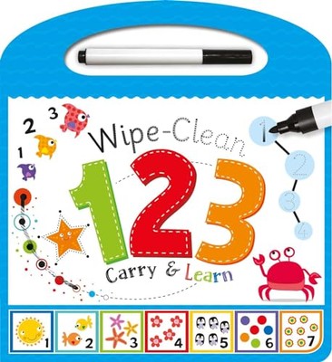 Wipe Clean Carry & Learn: 123: Frühes Lernen für 3+ Jährige - Iglubücher