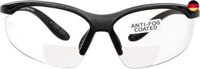 voltX CONSTRUCTOR Bifokale Schutzbrille mit Lesehilfe (KLAR +1,5 Dioptrie)