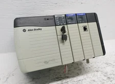 Allen Bradley 1756-A4 Chassis ControlLogix PLC Rack 1756-PA72 1756-L55 CPU Comm