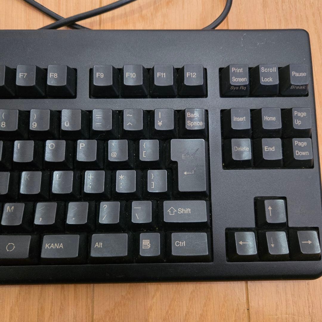 Topre Realforce 91UBK Tenkeyless USB Keyboard Black Japanese Used