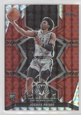 2021-22 Panini Mosaic Rookies Red Mosaic Prizm Joshua Primo #204 Rookie RC 0y59