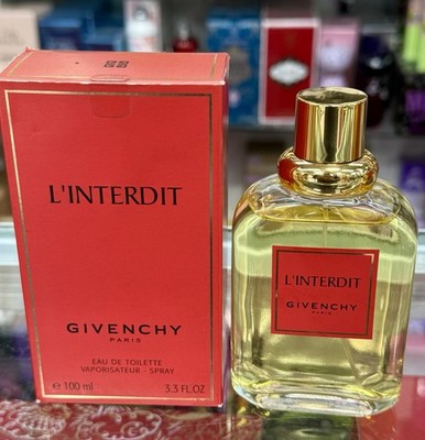 L'INTERDIT By GIVENCHY 3.4 oz 100 ml Eau De Toilette Spray  Rare