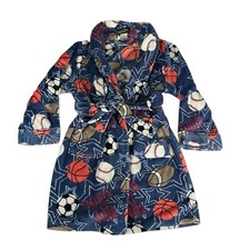 Hot Shot Sports Fleece Warm Cozy Sports Robe Size Small Tie at the Waist