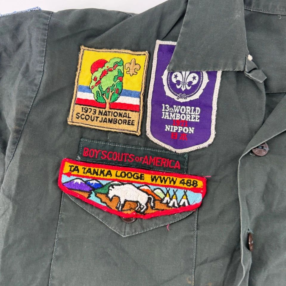 Boy Scouts of America Official Short Sleeve Uniform Shirt 1973 World Jamboree - Image 4 of 4