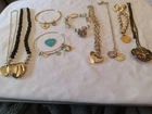 vintage costume pretty heart themed jewelry lot one signed juicy couture
