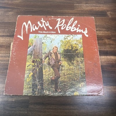 Marty Robbins This Much A Man 33 RPM LP Record Decca 1972 - Good Condition