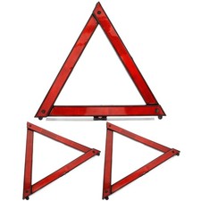 3 Pcs Warning Triangle Highway Traffic Triangles Safety Reflective
