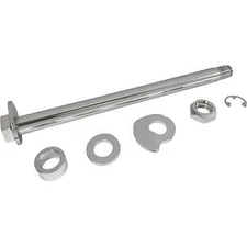 Drag Specialties 0214-1968 Chrome Rear Axle Kit for 14-21 Touring