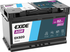 Exide EK820 AGM 82Ah Autobatterie 580 901 080