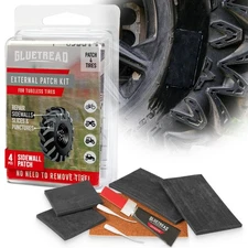 GlueTread External Patch Kit for Tubeless Tire Repair ATV Sidewall (4 Tires)