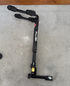 Allen QR525 Folding 2-Bike Hitch Mount Bike Hitch Rack, Black