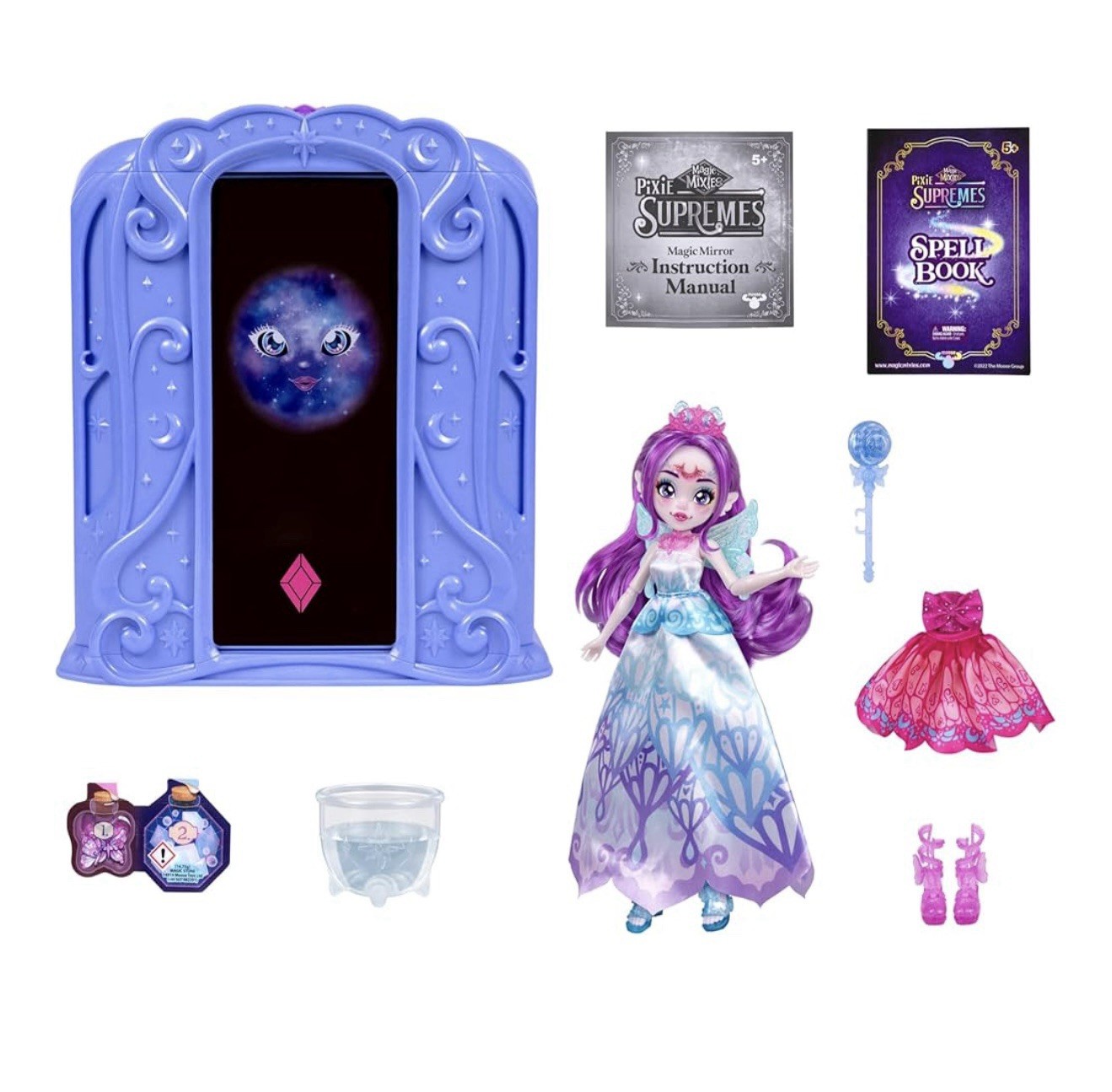 Magic Mixies Pixie Supremes Magic Mirror Skylar The Deluxe Butterfly 10.5” NEW