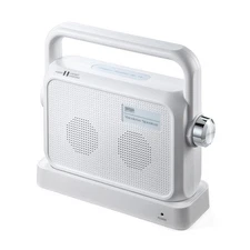 Sanwa Direct Handheld Speaker for TV, Wireless, Easy to Set Up and Operate, Rech