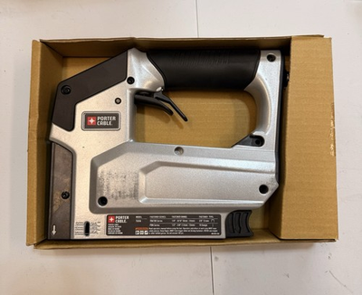 #ad PORTER CABLE pneumatic 18 Guage 3 8quot; Crown Stapler TS056CK 191450466 $17.99