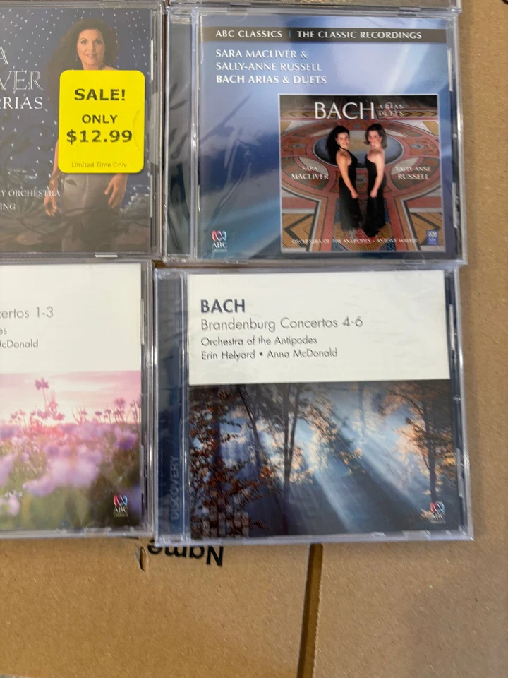 Bach cd mixed lot x 6 brand new sealed sara macliver , bach mantovani, magic mom - Image 4 of 4