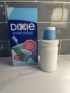 Dixie Counter Dispenser with Over 200 3oz Cups Disposable Paper