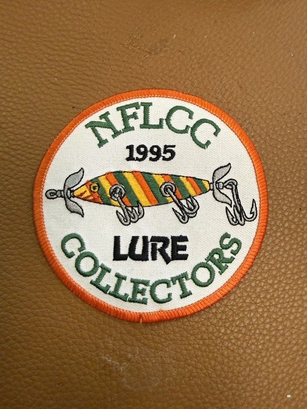 NFLCC Lure Collectors 1995 Patch 4" Round Fishing