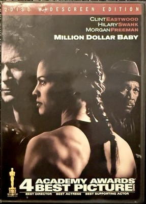 Million Dollar Baby DVD 2 Disc Widescreen VG Clint Eastwood Boxing Hilary Swank