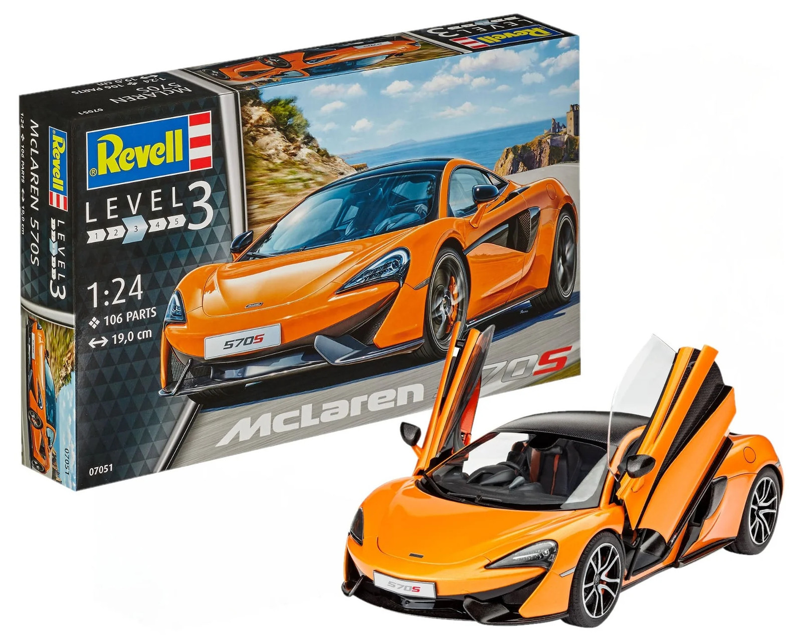 Revell 07051 McLaren 570S (1:24 Scale) Model Kit