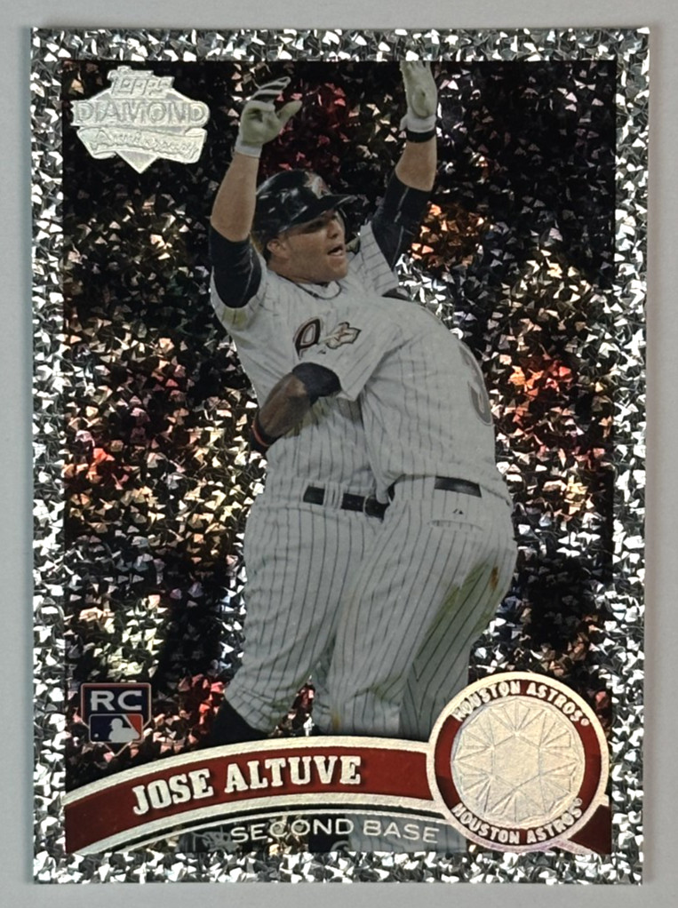 2011 Topps Update Series Jose Altuve Diamond Anniversary RC 