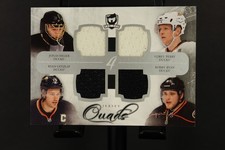 2011-12 UD The Cup Jersey Quads  J Hiller - C Perry - R Getzlaf - B Ryan  /10
