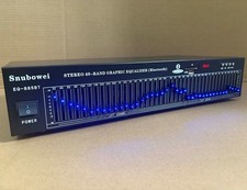 220V 40-band Stereo Graphic EQ Bluetooth Equalizer Audio Receiver+Remote 885BT
