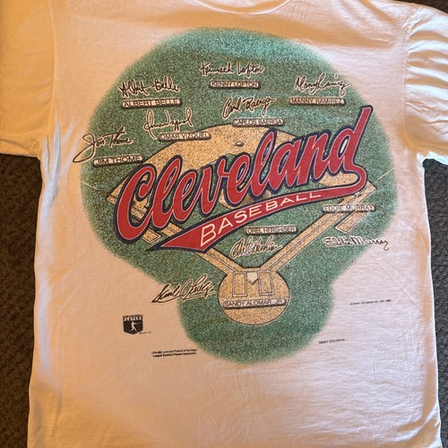 Camicia Cleveland Indians Vintage 1995 XPLOSION MLB Alta Grafica Uomo Medium - Foto 4 di 11