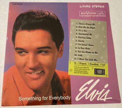 ELVIS PRESLEY Red Vinyl SEALED Something For Everybody Rca Lp 2003 fan club MINT
