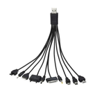 10-in-1 USB Multi Charger Cable, 7.87" Universal Charging Cord for Smartphones