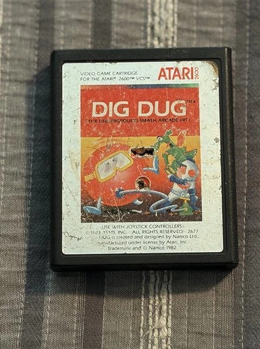 Dig Dug (Atari 2600, 1983) - Game Cartridge Only - Tested!