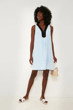 Tuckernuck Pomander Place Ronan Shift Dress M Blue Stripe