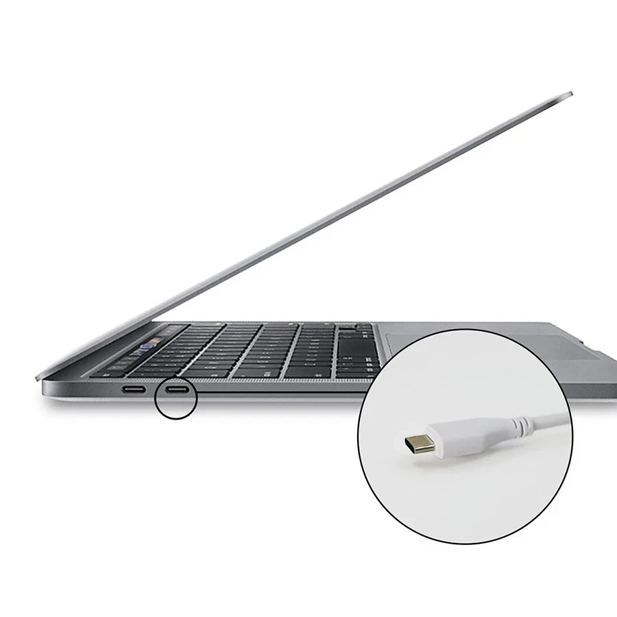 USB C to Ethernet Adapter Thunderbolt Type C to RJ45 Network 100Mbps Apple Macos - Image 2 of 3