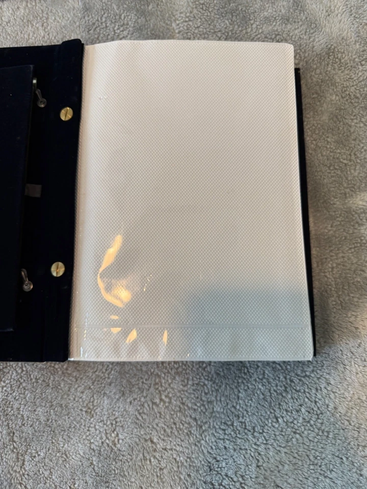 Mini álbum de fotos de boda marco tono dorado plateado 4x6 soporte para fotos 11746 Foto 4 de 4