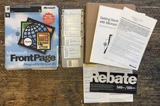 Microsoft Frontpage For Windows 95 3.5  Floppy Brand CIB Hard To Find