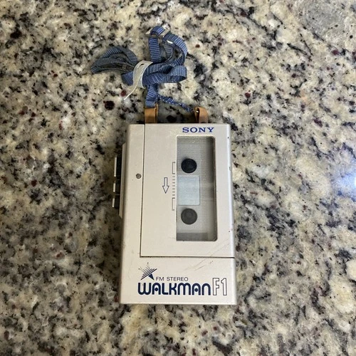 VTG Sony Walkman Cassette Player FM Stereo WM-F1 Radio *untested*
