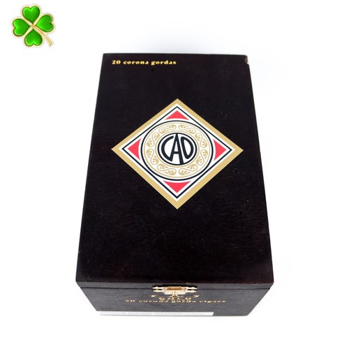 Caja de cigarros de madera vacía CAO Gold Corona Gorda 7" x 4,5" x 3,75" - Imagen 11 de 12
