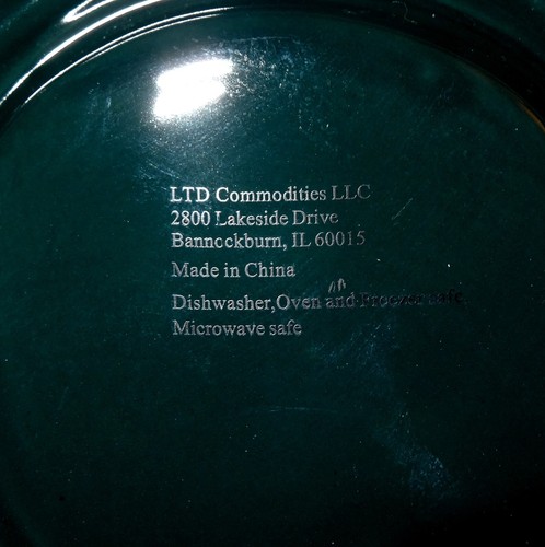 2 VTG LTD Commodities Drip Glaze Pottery Soup & Cracker Dip Snack Bowl Teal Blue - Picture 8 of 8