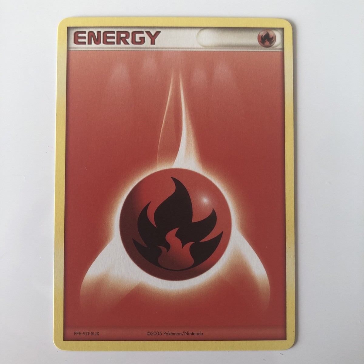 Pokemon Fire Energy 2005 Unstamped FFE-9JT-SUX Pokemon Card | eBay