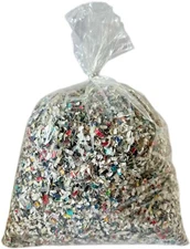 Microcut Shredded Used Paper, 8 oz (1/2 lb) FREE SHIPPING