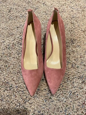 Everlane The Editor Pumps Suede Leather 