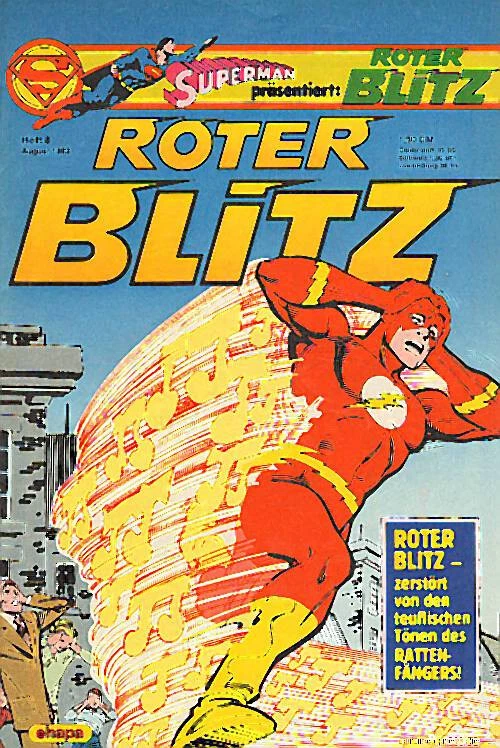 Roter Blitz Nr 8 Ehapa Verlag 1982 DC Flash - Bild 1 von 1
