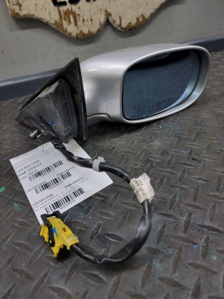 2003-2008 MASERATI QUATTROPORTE (4DR) SPORT GT PASSENGER SIDE VIEW MIRROR: SILVE