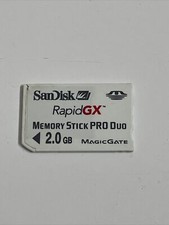 SanDisk RapidGX 2 GB Memory Stick Pro Duo for Sony PSP Camera Cybershot