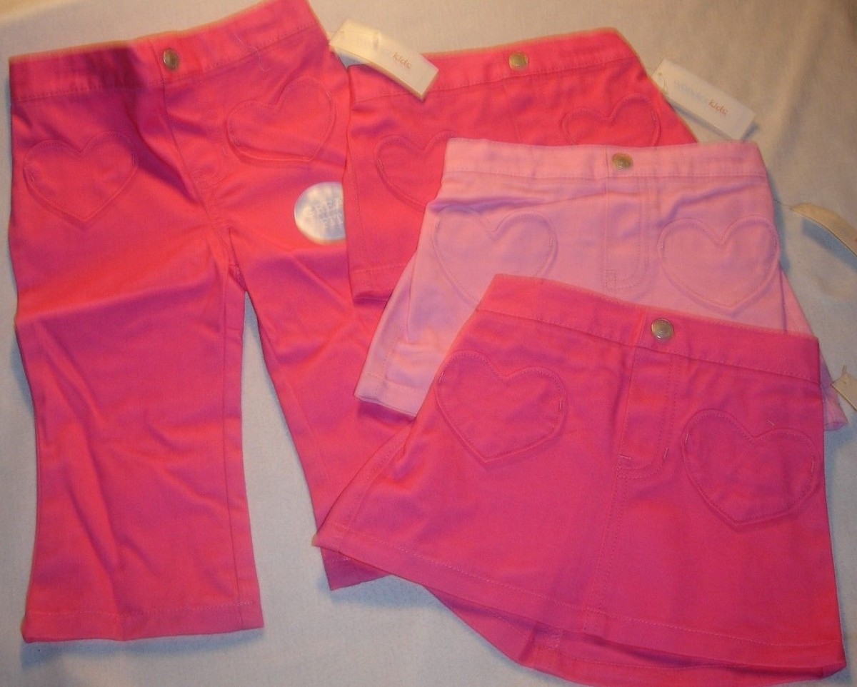 PINK DENIM SKIRTS-INFANT GIRLS 6/9m,18m,24m,2T