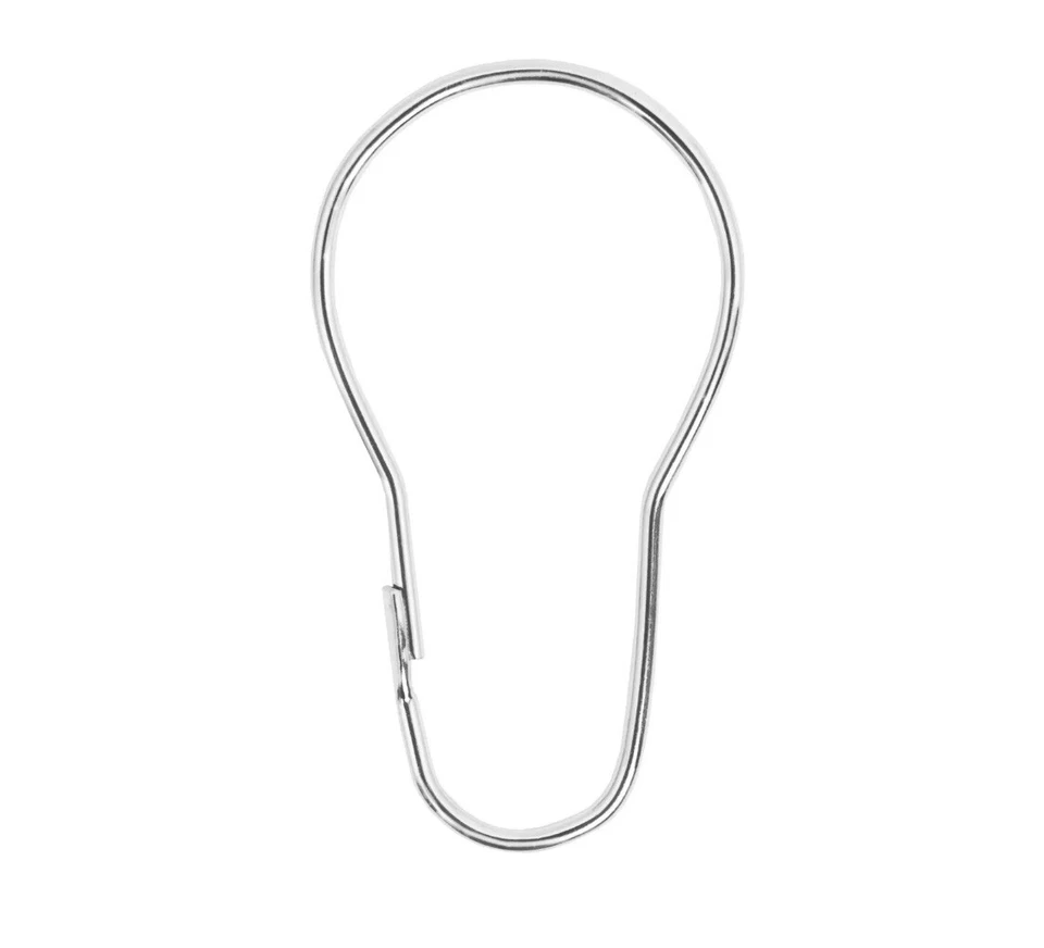 Mainstays Cortina de Ducha de Tela Gris Texturizado Waffle con Ganchos 70 x 72 Foto 3 de 3