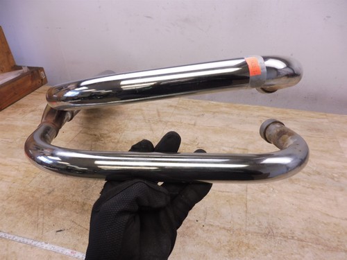1982 Honda CB650SC CB 650 Nighthawk H1438-1> right side exhaust headers mufflers - Picture 5 of 12
