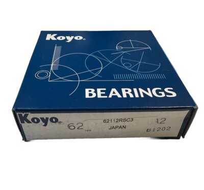 KOYO 6211-2RS C3 Rubber Shielded Deep Grooved Ball Bearing