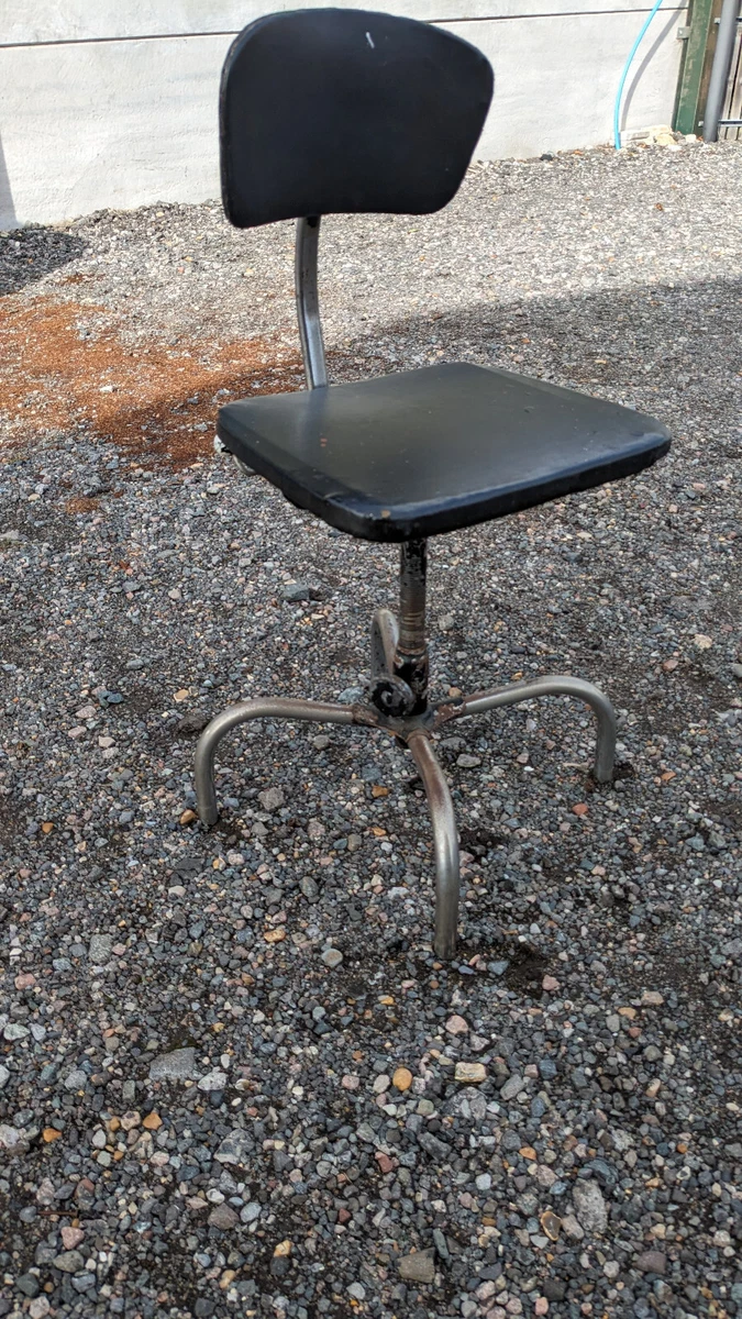 Vintage machinists or office chair metal frame GSE161023D eBay